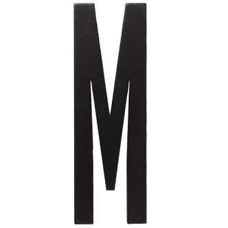 Design Letters Træbogstaver - M - Sort