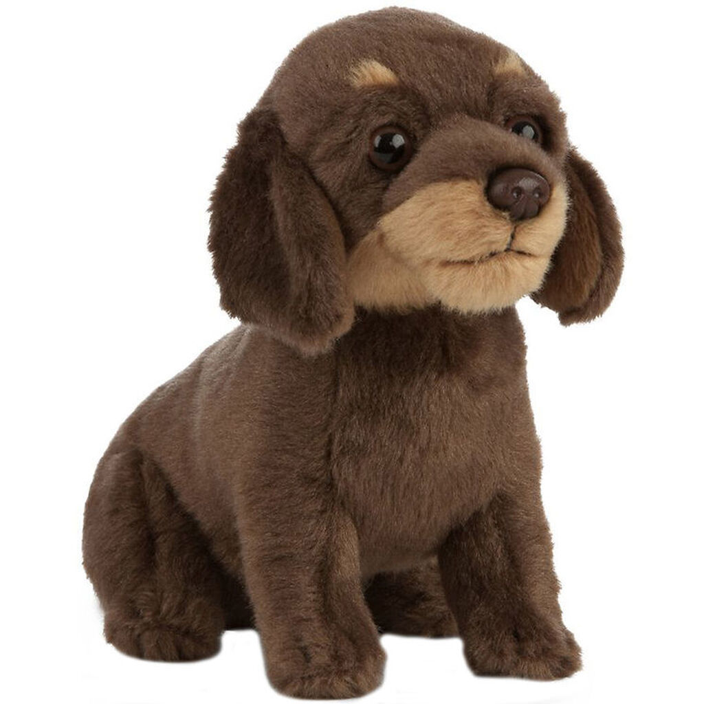 Living Nature Bamse - 27x15 cm - Gravhund-hvalp - Brun