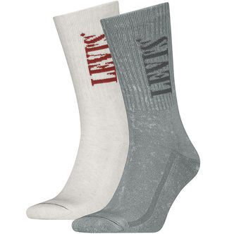 Levis Strømper - Regular Cut - 2-pak - Grå/Hvid
