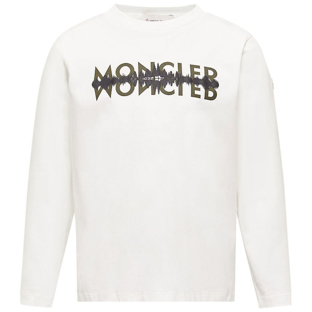 Moncler Bluse - Natural m. Print