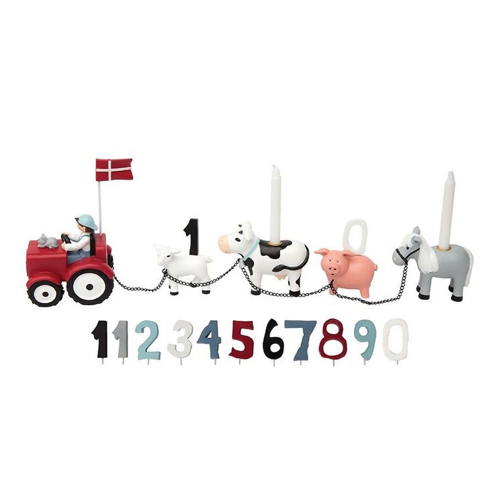 Kids by Friis Fødselsdagstog - 45 cm - Bondegård