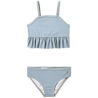 Wheat Bikini - UV40+ - Lærke - Blue Swim Stripe