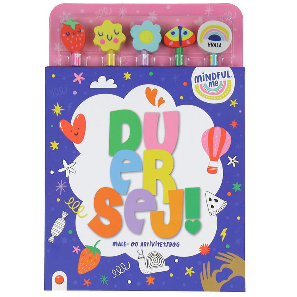 Forlaget Bolden Male- og Aktivitetsbog m. Blyanter - Du Er Sej