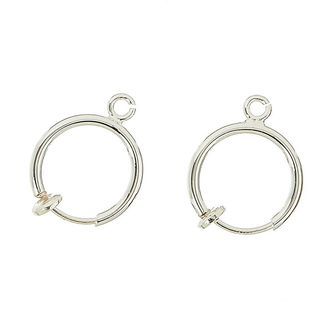 Me&My BOX Øreclips Creoler - Sølvbelagt