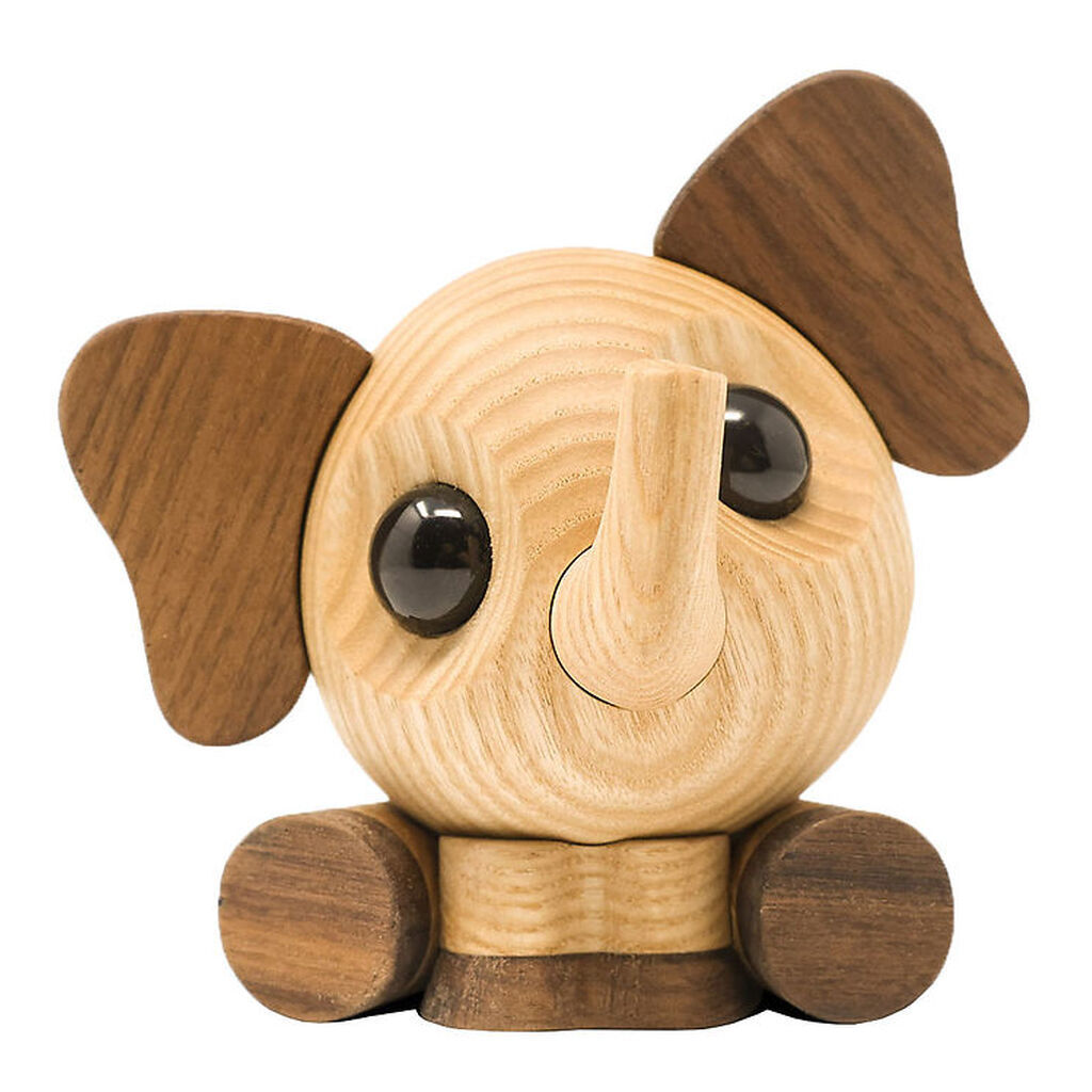 FableWood Pick-Me-Up Elefant - Flora - 9 cm - Natur