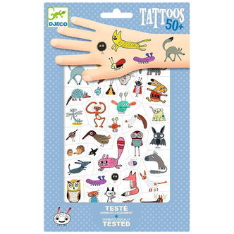 Djeco Tatoveringer - +50 stk. - Små Væsner
