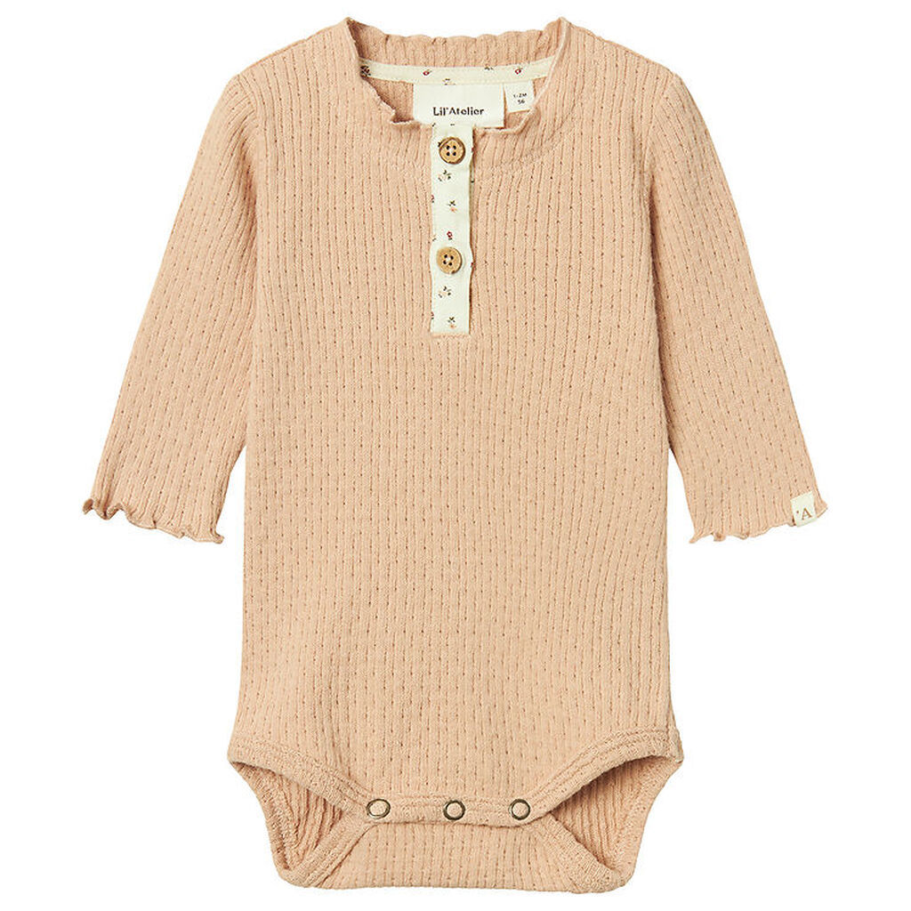 Lil Atelier Body l/æ - NbfRea - Rugby Tan