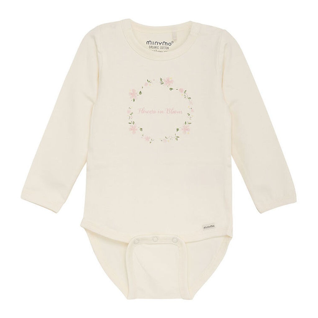 Minymo Body l/æ - Eggnog m. Blomsterkrans