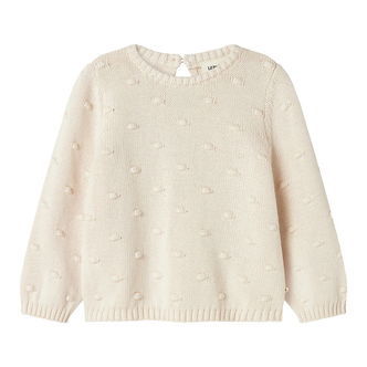 Lil' Atelier Bluse - Strik - NmnGable - Pastel Parchment