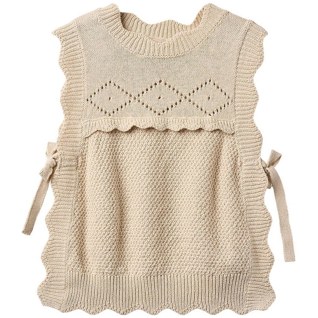 Fliink Vest - Strik - Lovely - Sandshell