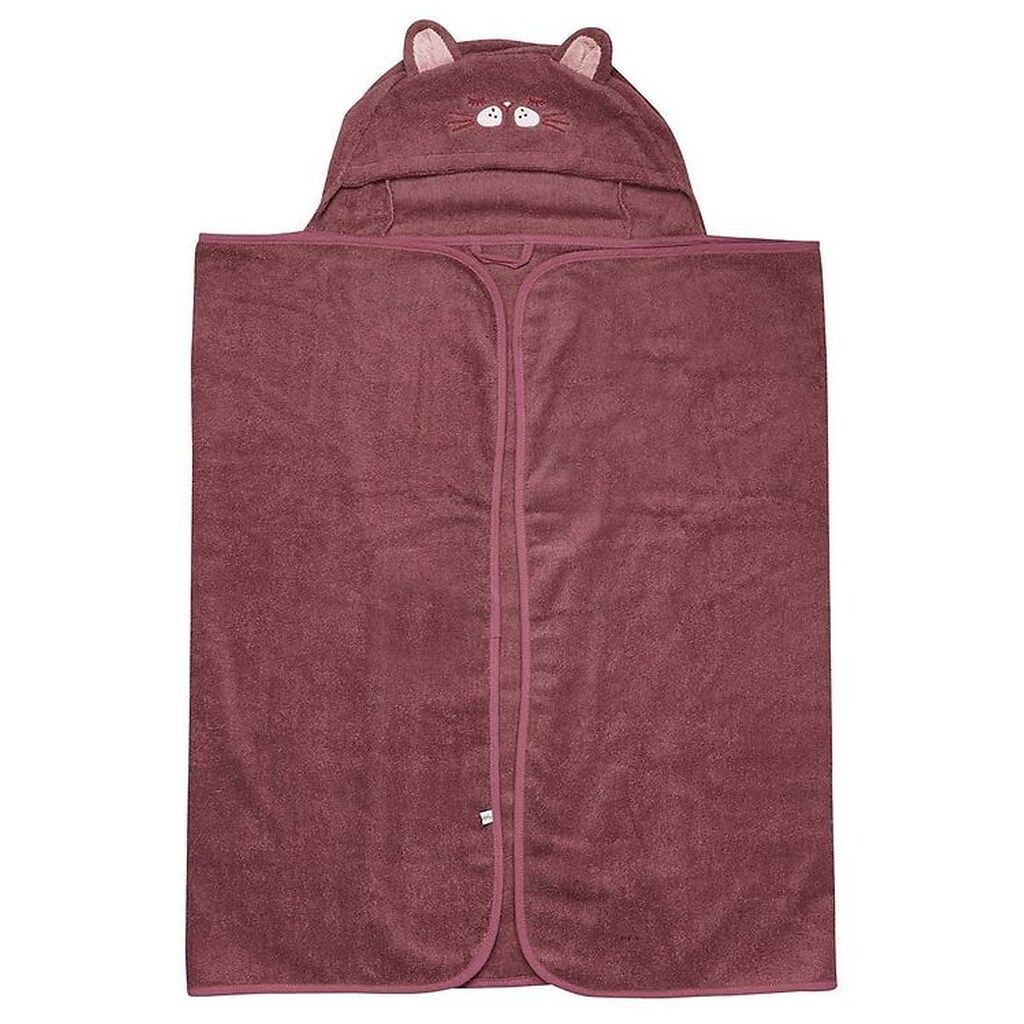 Pippi Babyhåndklæde - 70x120 cm - Old Rose