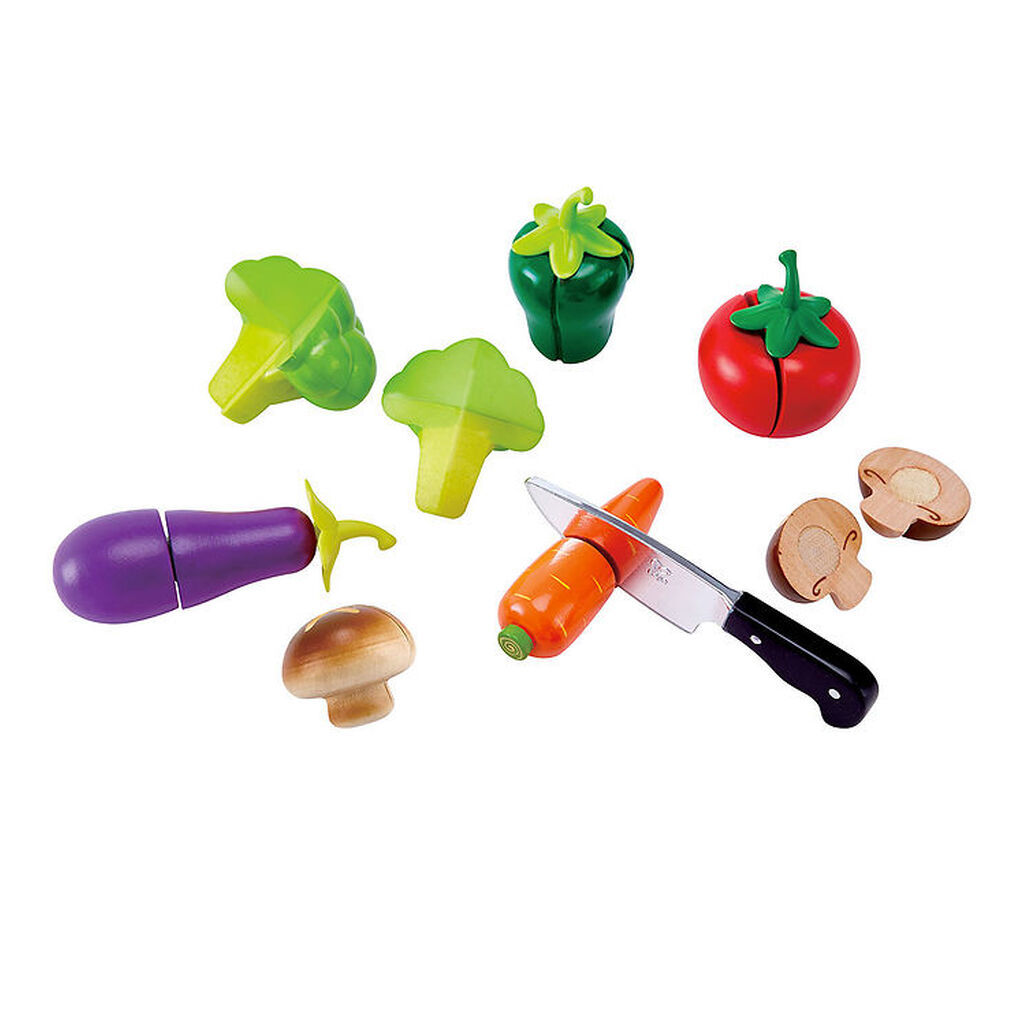 Hape Legemad - 8 Dele - Grøntsager Fra Haven