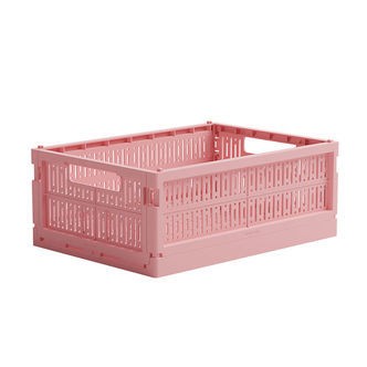 Made Crate Foldekasse - Midi - 33x24x13 cm - Candyfloss Pink