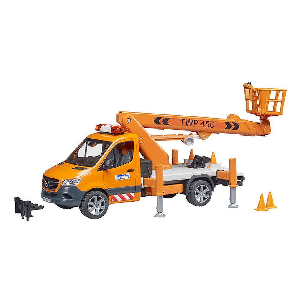 Bruder Arbejdsmaskine - MB Sprinter m. Abejdsplatform... - 02679