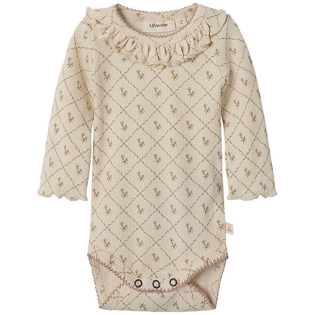 Lil Atelier Body l/æ - Rib - NbfGago - Turtledove