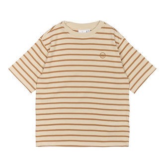 The New T-Shirt - TnNero - Indian Tan Striped