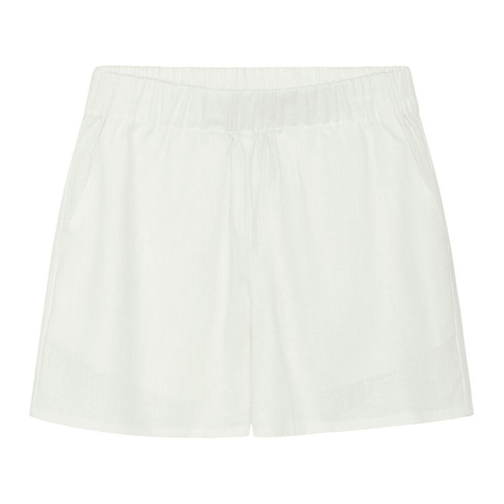 Grunt Shorts - Kate - Viskose/Hør - Hvid