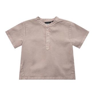 Petit by Sofie Schnoor Skjorte k/æ - Virgil - Warm Grey