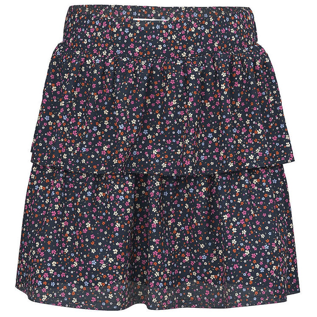 Name It Nederdel - Noos - NkfVinaya - Navy Blazer/Color Flower