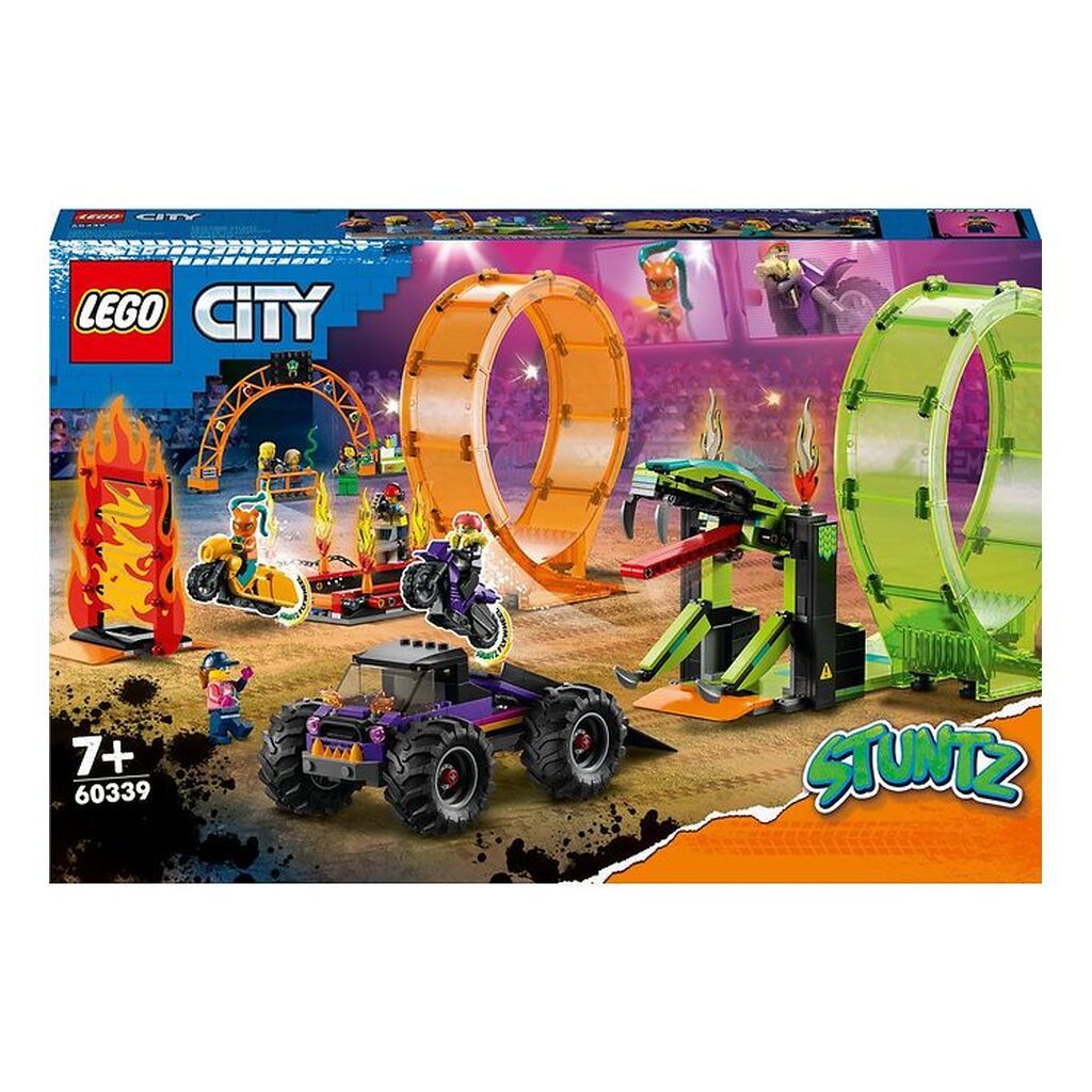 LEGOÂ® City Stuntz - Stuntarena Med Dobbelt Loop 60339 - 598 Dele