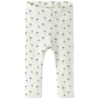 Lil' Atelier Leggings - NmfGayo - Coconut Milk/Bell Flower