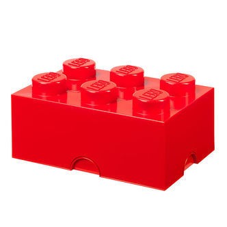 LEGOÂ® Storage Opbevaringsboks - 6 Knopper - 37,5x25x18 - Bright