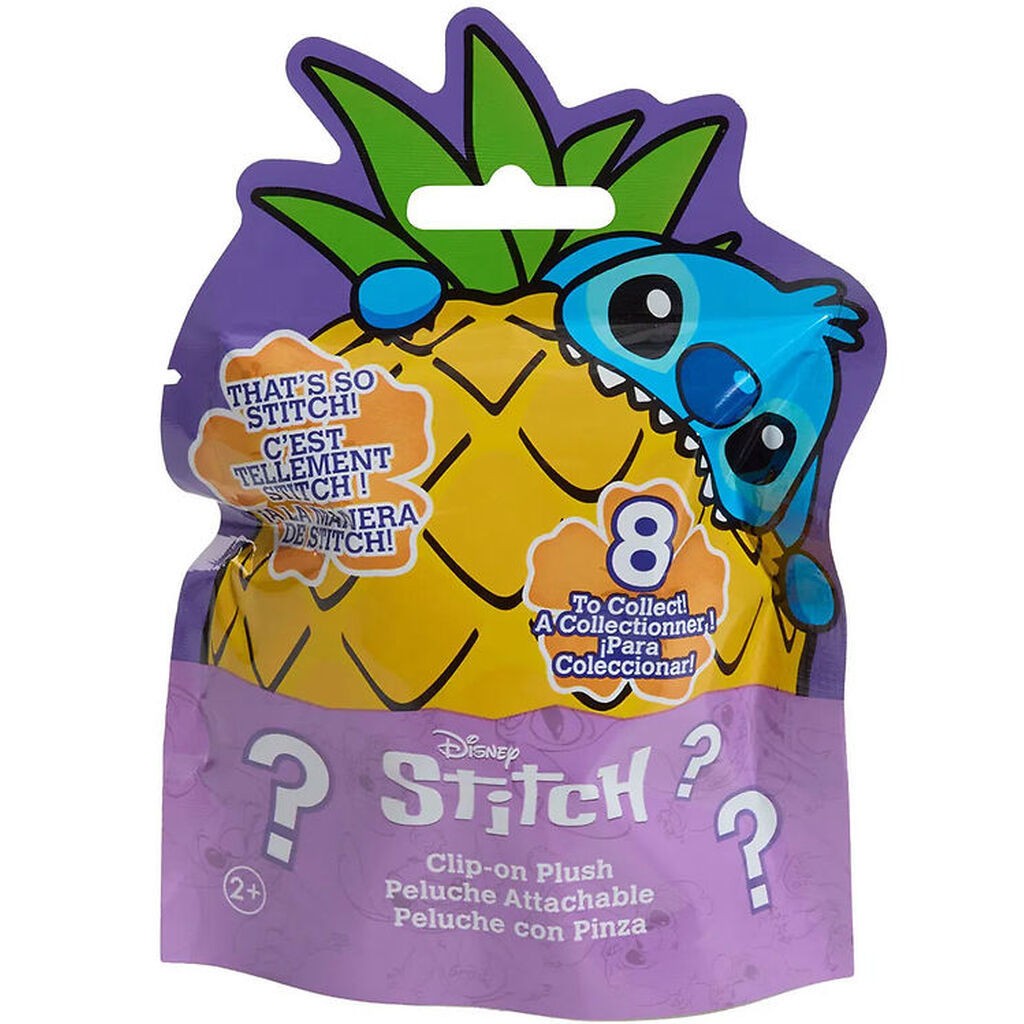 Disney Stitch Movie Clip-on Plys - 9cm - Assorteret