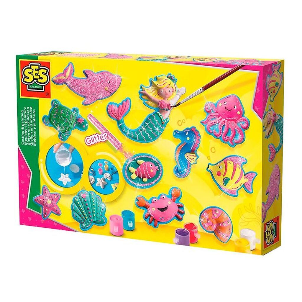 SES Creative Støbe og Malesæt - Havdyr