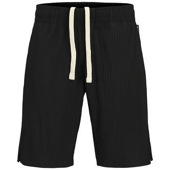 Jack & Jones Sweatshorts - JpstBill - Plissé - Black