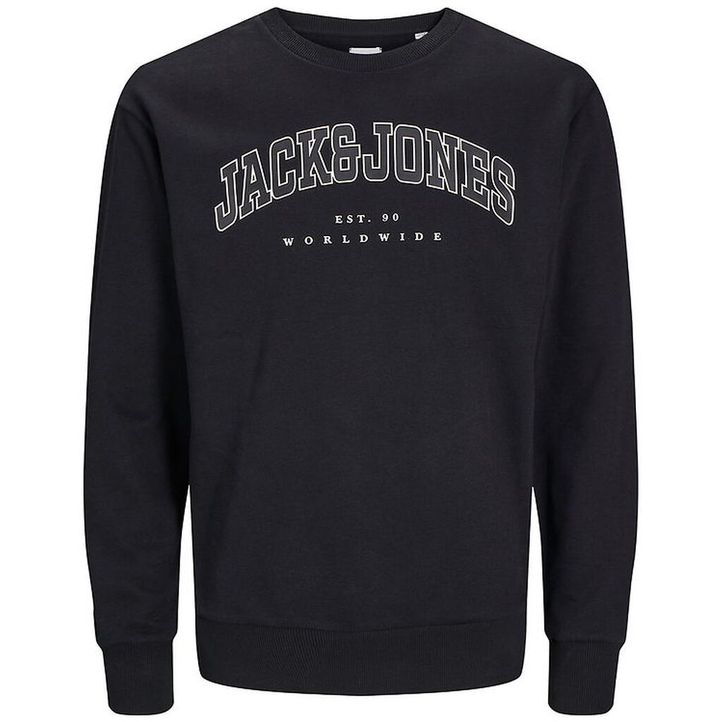 Jack & Jones Sweatshirt - JjeCaleb - Sort