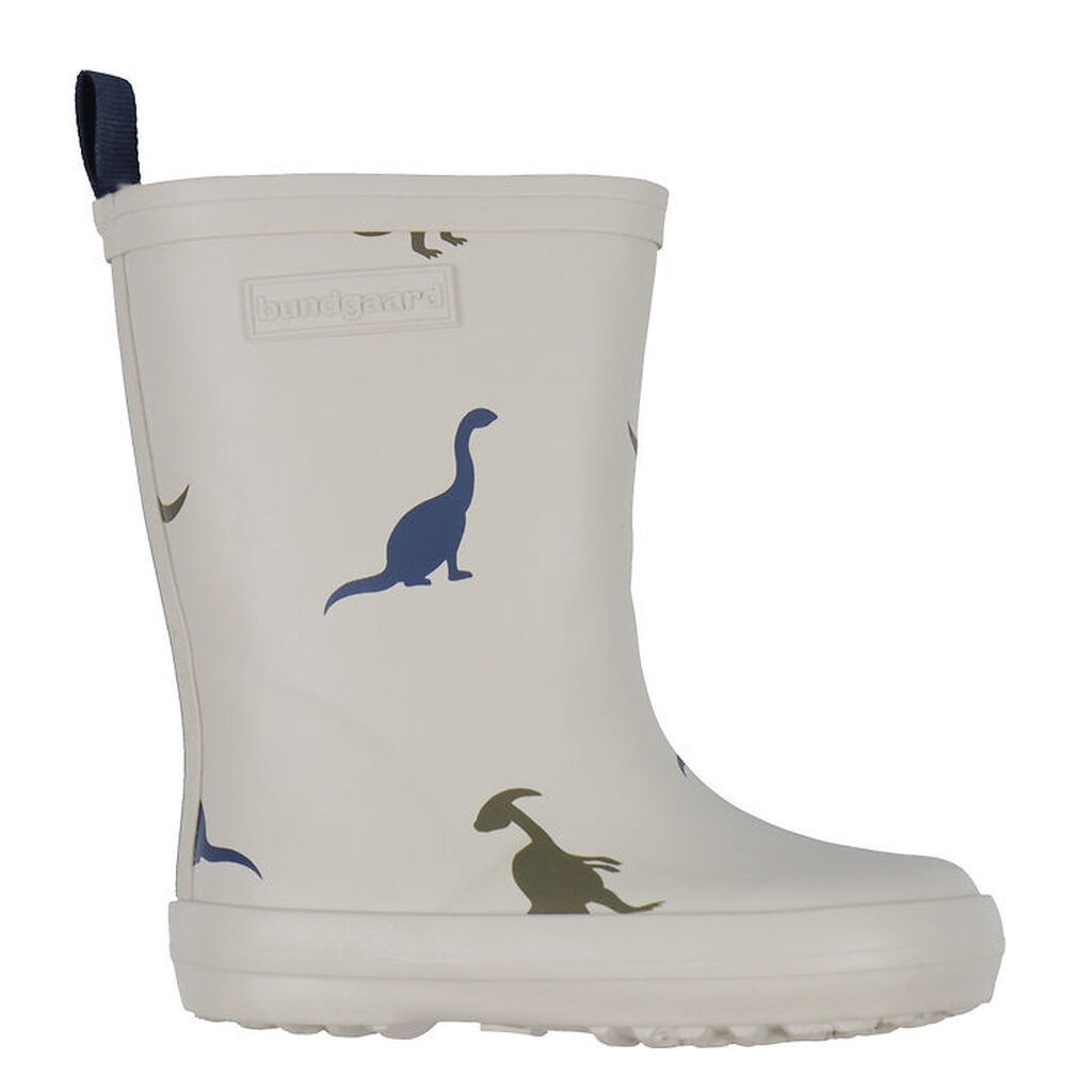 Bundgaard Gummistøvler m. For - Wide Fit - Aspen - Ivory Dino
