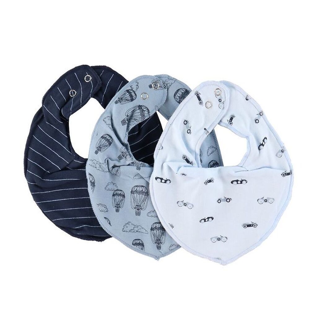 Fixoni Savlesmæk - 3-Pak - Infinity - Dusty Blue m. Print