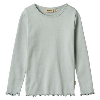 Wheat Bluse - Rib - Ida - Soft Rain