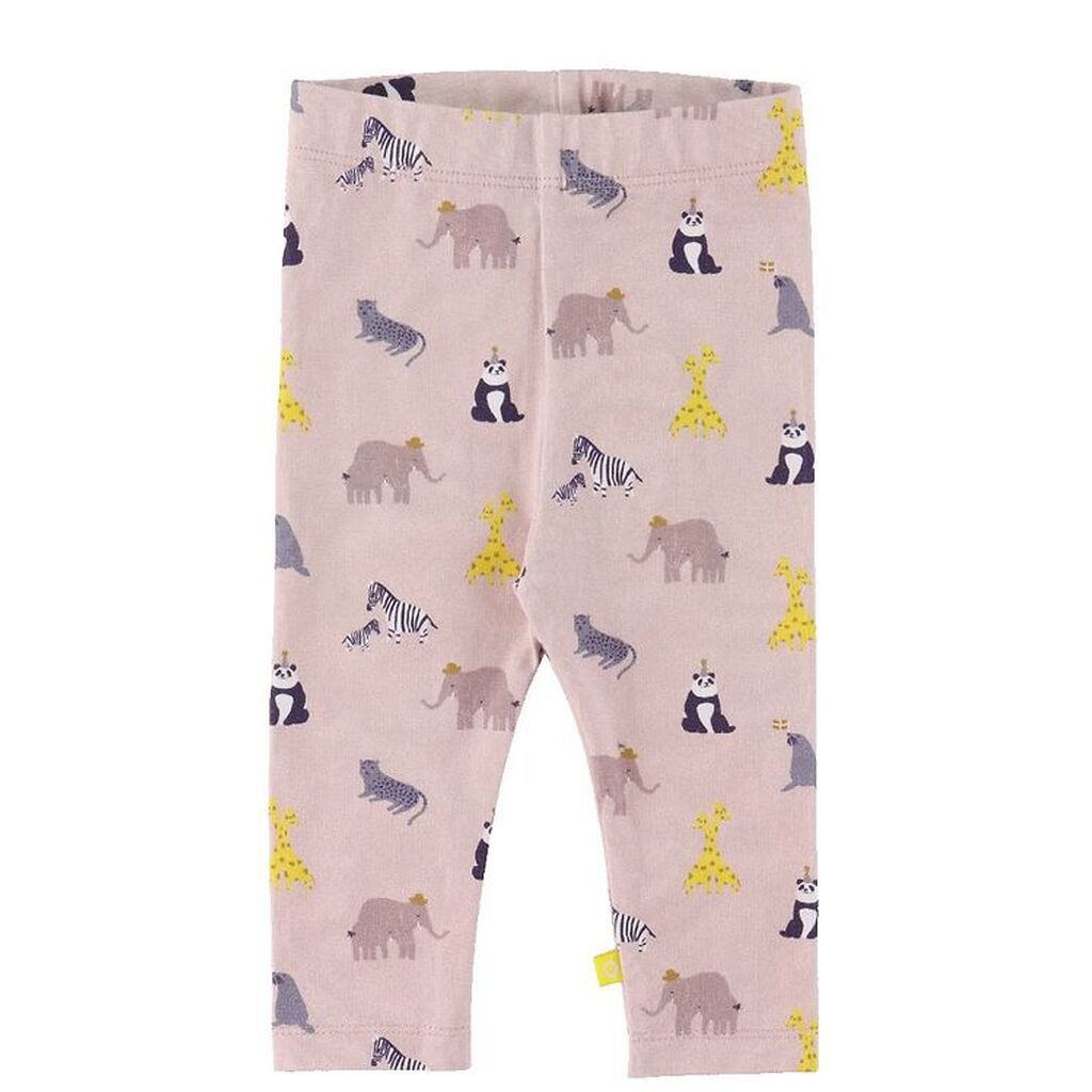 Smallstuff Leggings - Zoo Garden - Rose