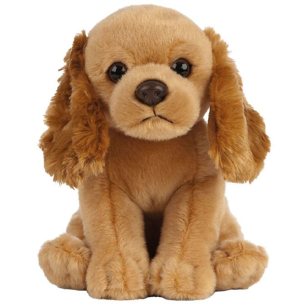 Living Nature Bamse - 16x7 cm - Cocker Spaniel Hundehvalp - Brun