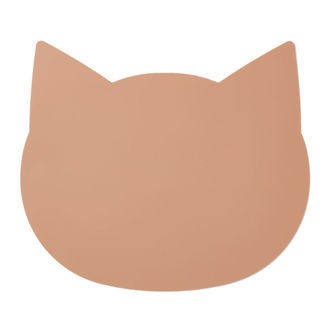 Liewood Dækserviet - Aura Cat - Silikone - Dark Rose