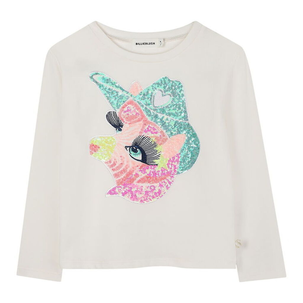 Billieblush Bluse - Ivory m. Pailetter