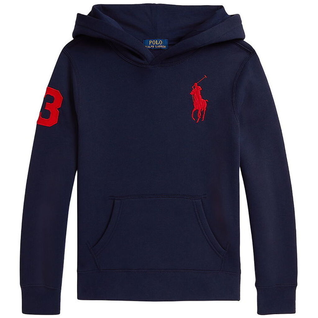 Polo Ralph Lauren Hættetrøje - Refined Navy m. Rød