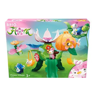 BRIO Flora - 25 Dele - Blomsterlandsby 36240