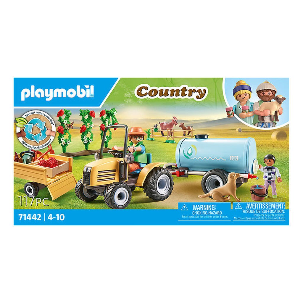 Playmobil Country - Traktor med Anhænger o... - 71442 - 117 Dele