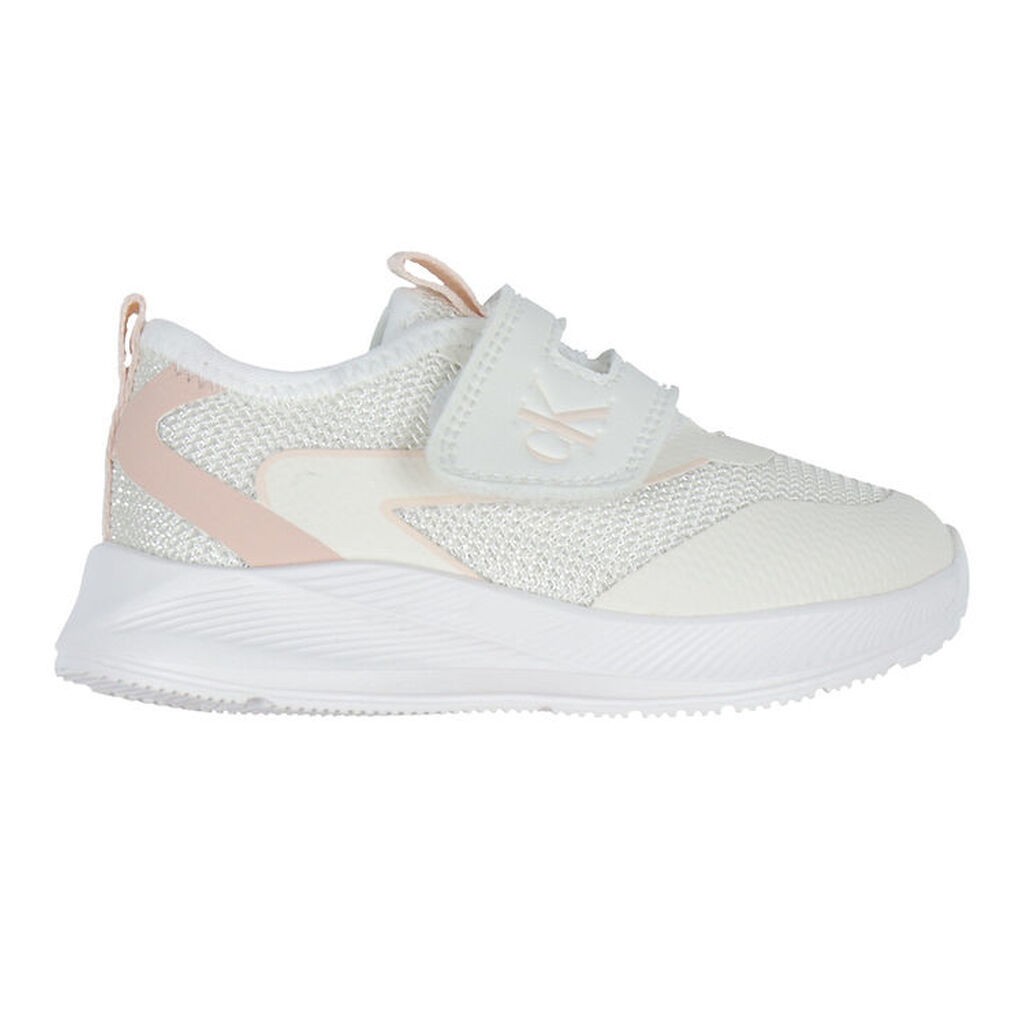 Calvin Klein Sko - Low Cute Lace-Up - Off White/Nude