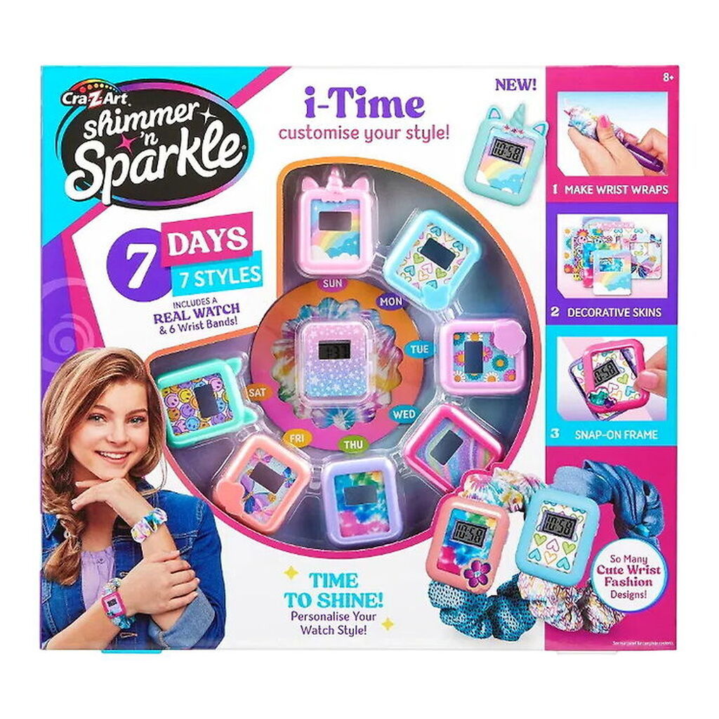 Shimmer 'N Sparkle Armbåndsur-sæt - i-Time