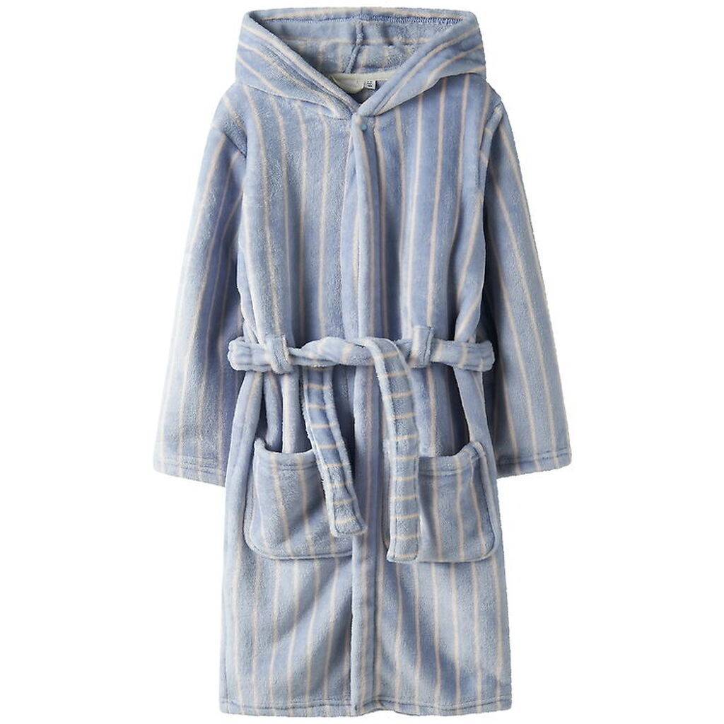 Name It Badekåbe - Velour - NkfRose - Kentucky Blue