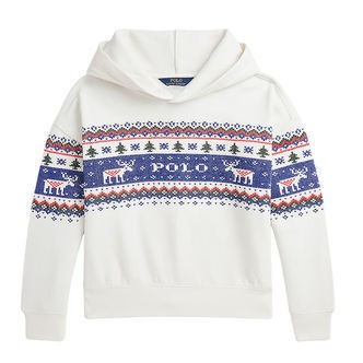 Polo Ralph Lauren Hættetrøje - Hvid m. Broderi