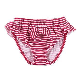 Petit Crabe Bikinitrusser - Zoe - UV50+ - Rød/Hvidstribet