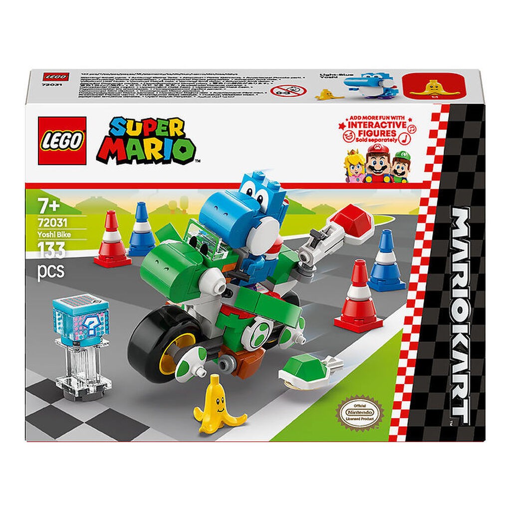 LEGOÂ® Super Mario - Mario Kart - Yoshi Bike 72031 - 133 Dele