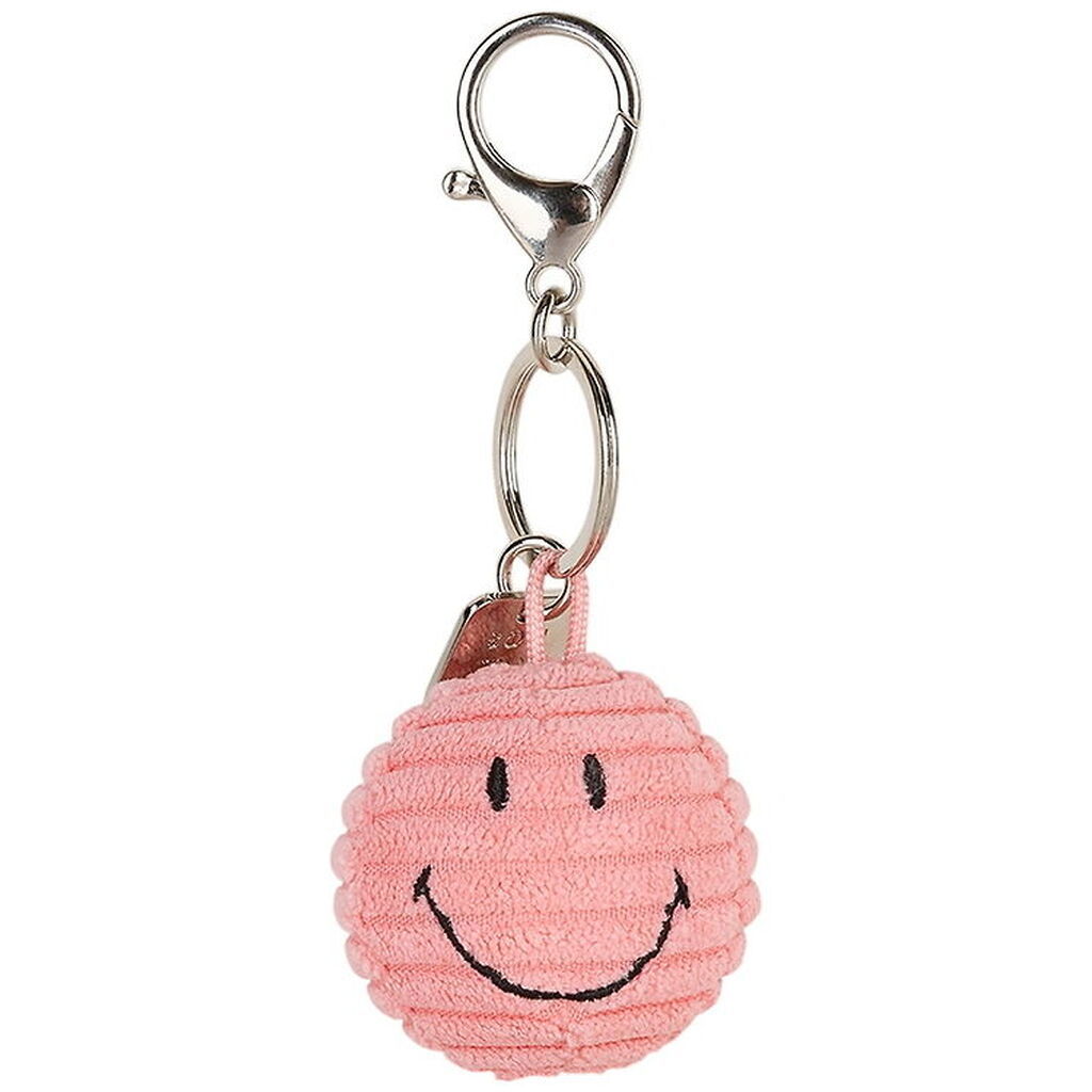 Bon Ton Toys Nøglering - 4,5 cm - Smiley Keychain ECO Corduroy -