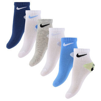 Nike Ankelstrømper - 6-pak - Smiley - Mystic Navy