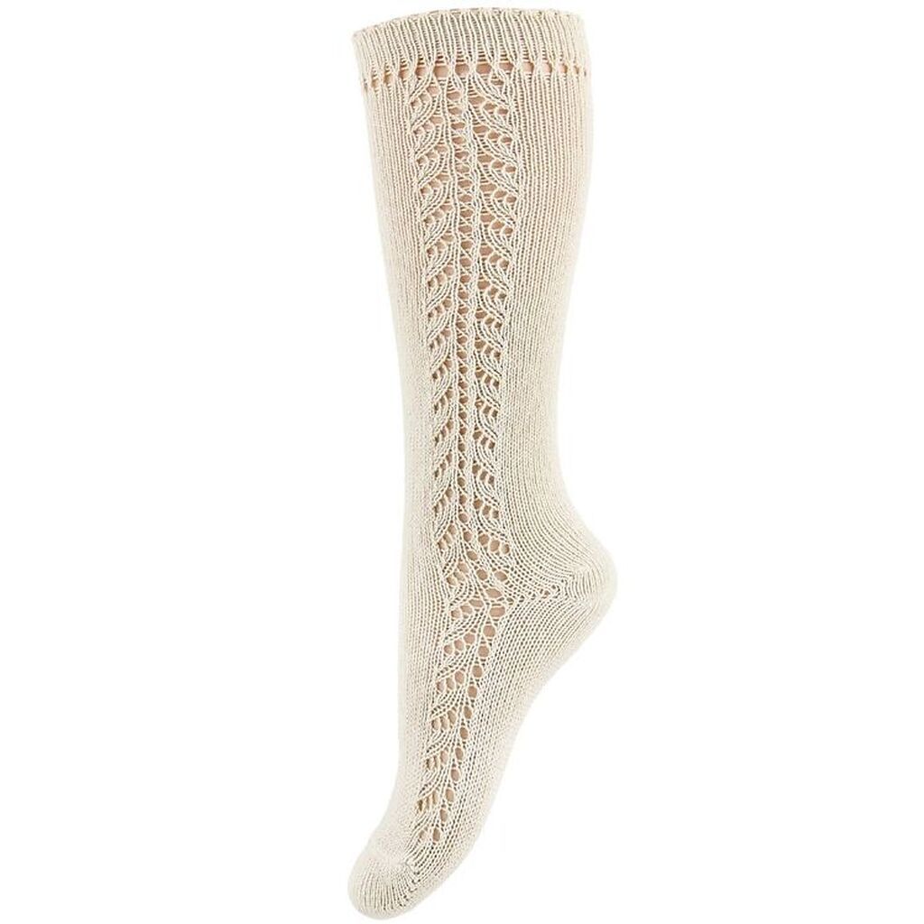 Condor Knæstrømper m. Hulmønster - Beige
