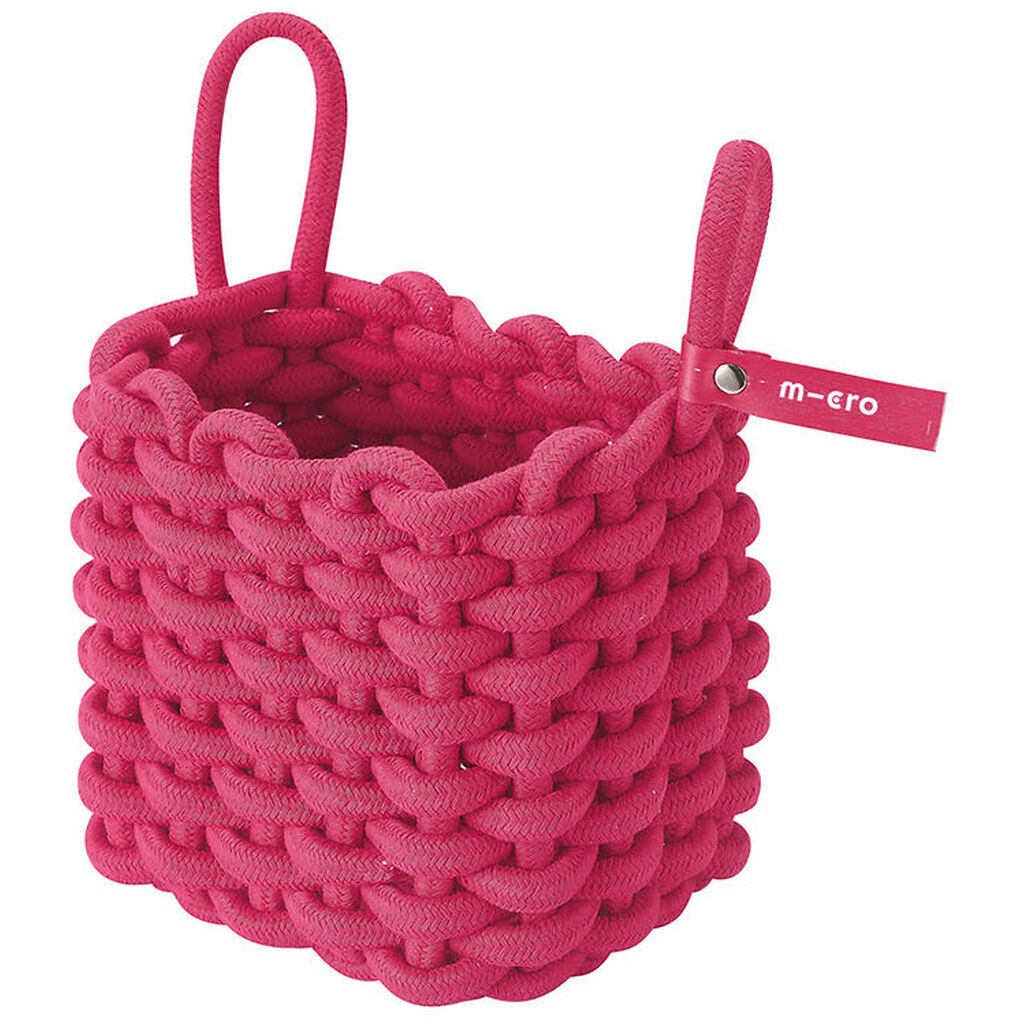 Micro Kurv Til Løbehjul - Firkantet - Rosa